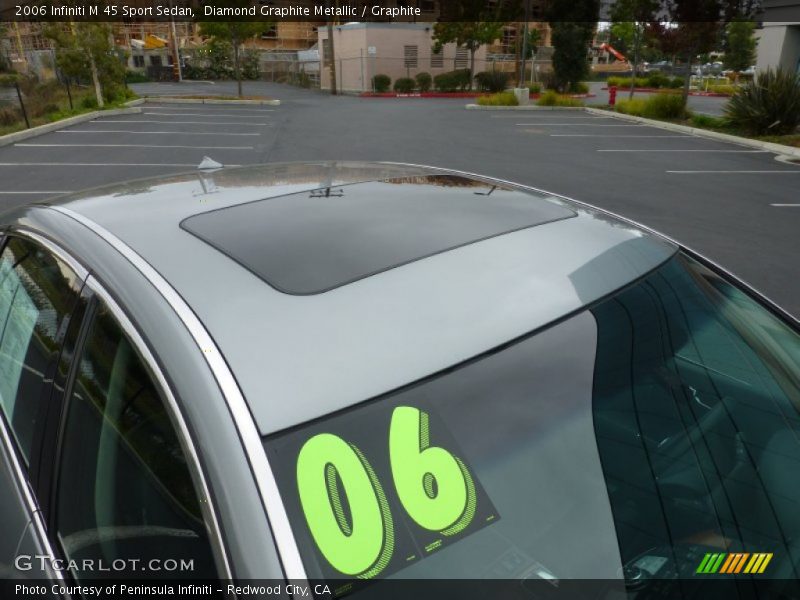 Diamond Graphite Metallic / Graphite 2006 Infiniti M 45 Sport Sedan