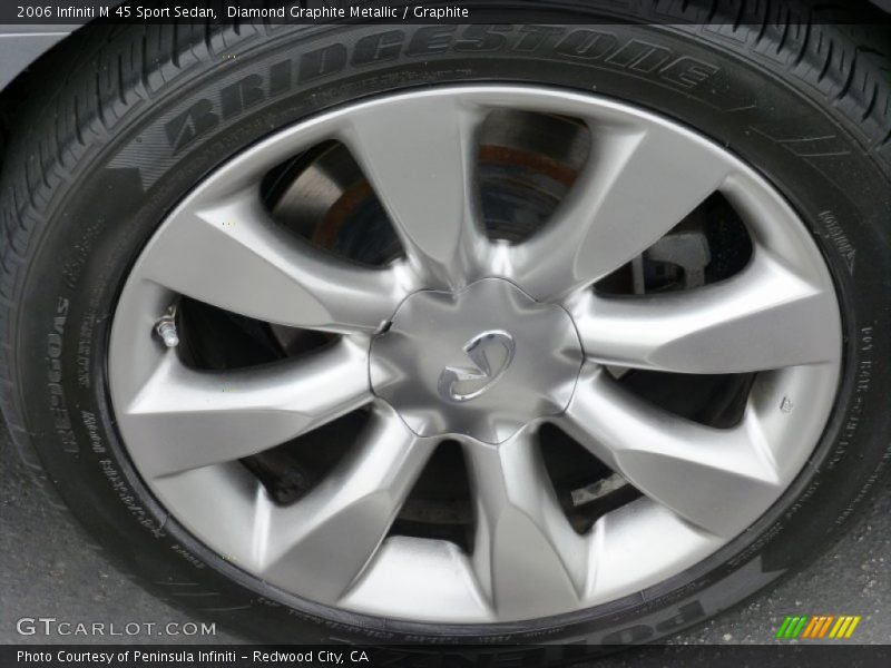 Diamond Graphite Metallic / Graphite 2006 Infiniti M 45 Sport Sedan