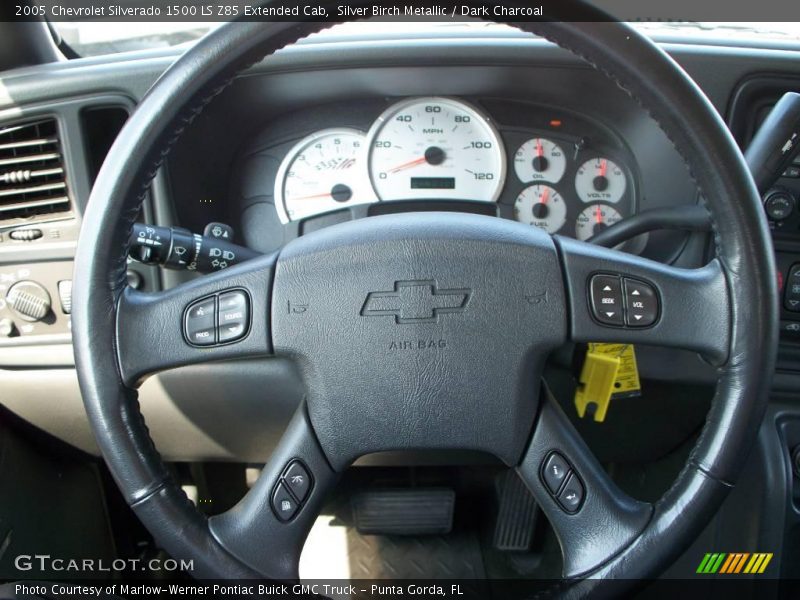 Silver Birch Metallic / Dark Charcoal 2005 Chevrolet Silverado 1500 LS Z85 Extended Cab