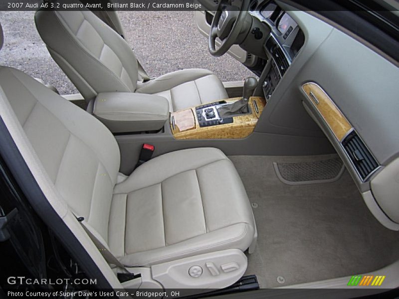 Brilliant Black / Cardamom Beige 2007 Audi A6 3.2 quattro Avant
