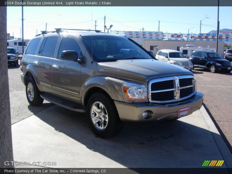 Light Khaki Metallic / Khaki 2004 Dodge Durango Limited 4x4