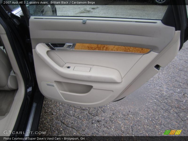 Brilliant Black / Cardamom Beige 2007 Audi A6 3.2 quattro Avant