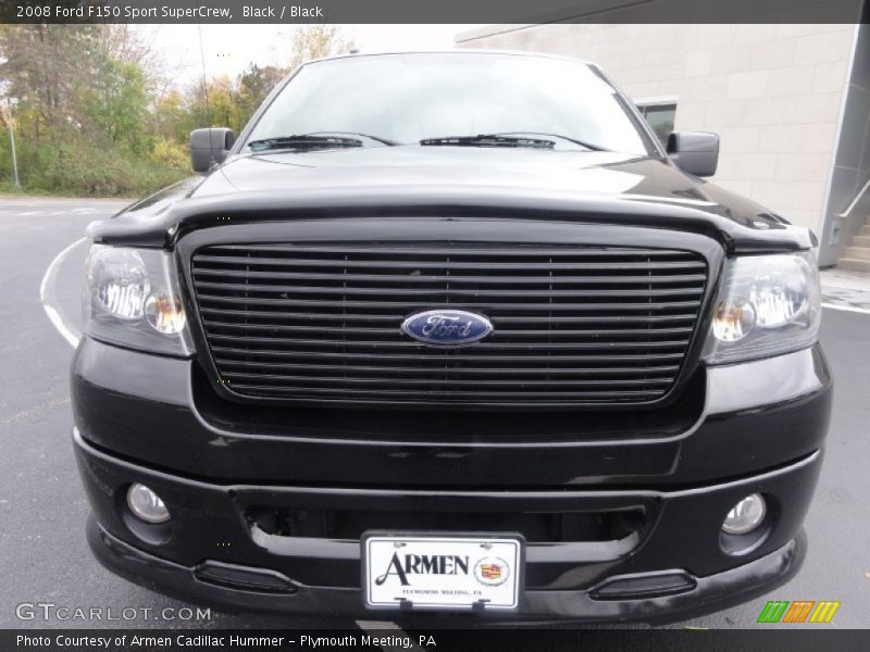 Black / Black 2008 Ford F150 Sport SuperCrew