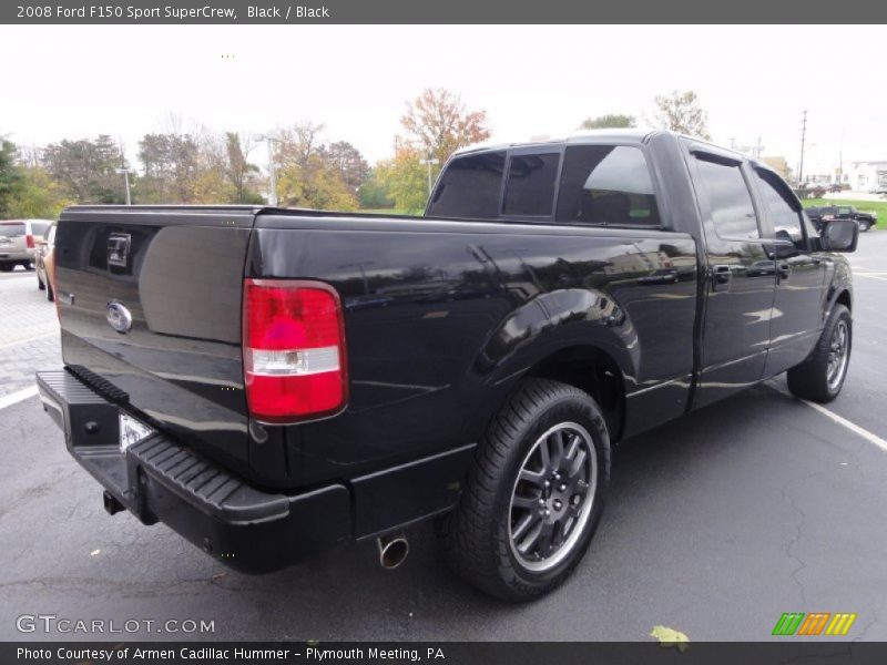 Black / Black 2008 Ford F150 Sport SuperCrew