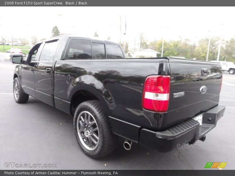 Black / Black 2008 Ford F150 Sport SuperCrew