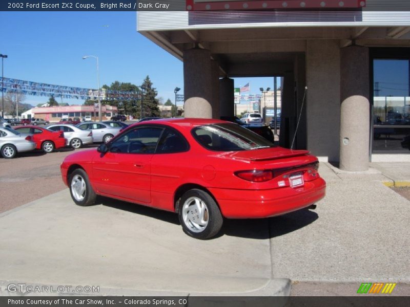 Bright Red / Dark Gray 2002 Ford Escort ZX2 Coupe