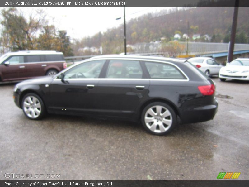 Brilliant Black / Cardamom Beige 2007 Audi A6 3.2 quattro Avant