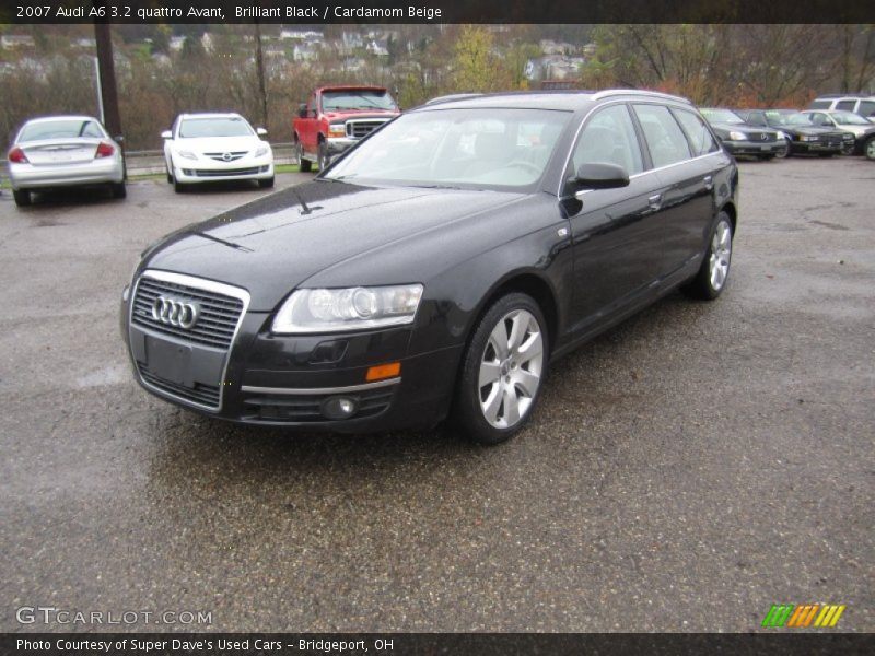 Brilliant Black / Cardamom Beige 2007 Audi A6 3.2 quattro Avant