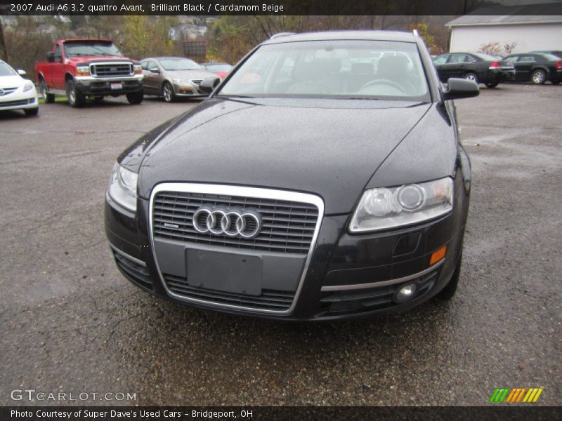 Brilliant Black / Cardamom Beige 2007 Audi A6 3.2 quattro Avant