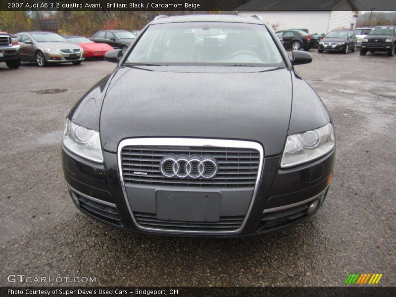 Brilliant Black / Cardamom Beige 2007 Audi A6 3.2 quattro Avant