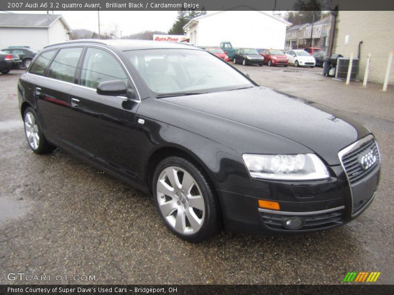 Brilliant Black / Cardamom Beige 2007 Audi A6 3.2 quattro Avant