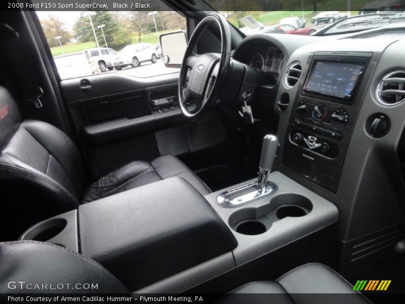 Black / Black 2008 Ford F150 Sport SuperCrew