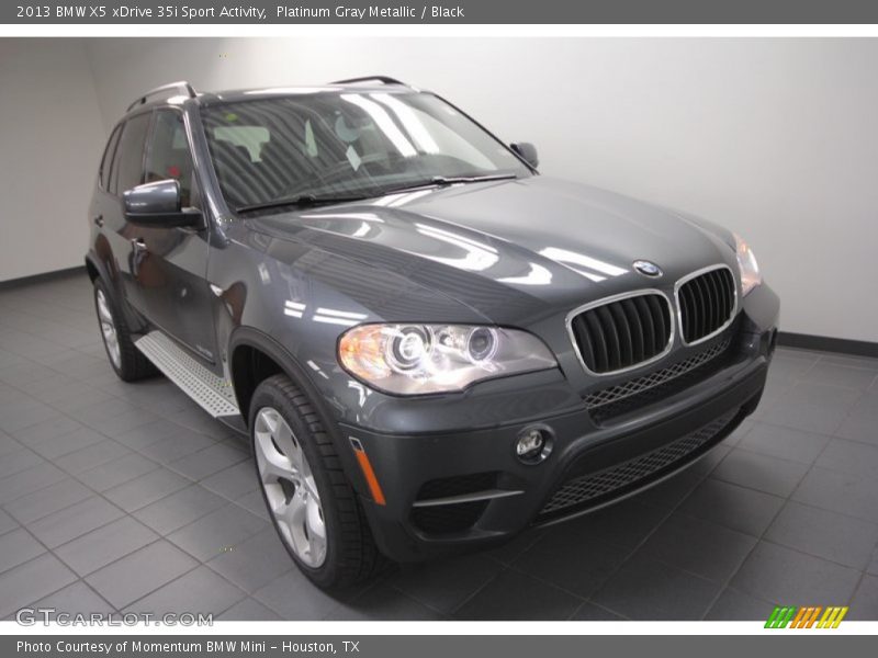 Platinum Gray Metallic / Black 2013 BMW X5 xDrive 35i Sport Activity