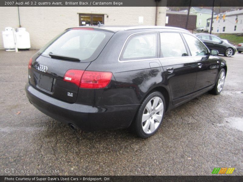 Brilliant Black / Cardamom Beige 2007 Audi A6 3.2 quattro Avant