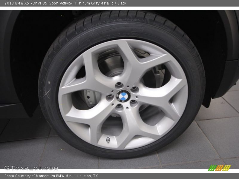 Platinum Gray Metallic / Black 2013 BMW X5 xDrive 35i Sport Activity