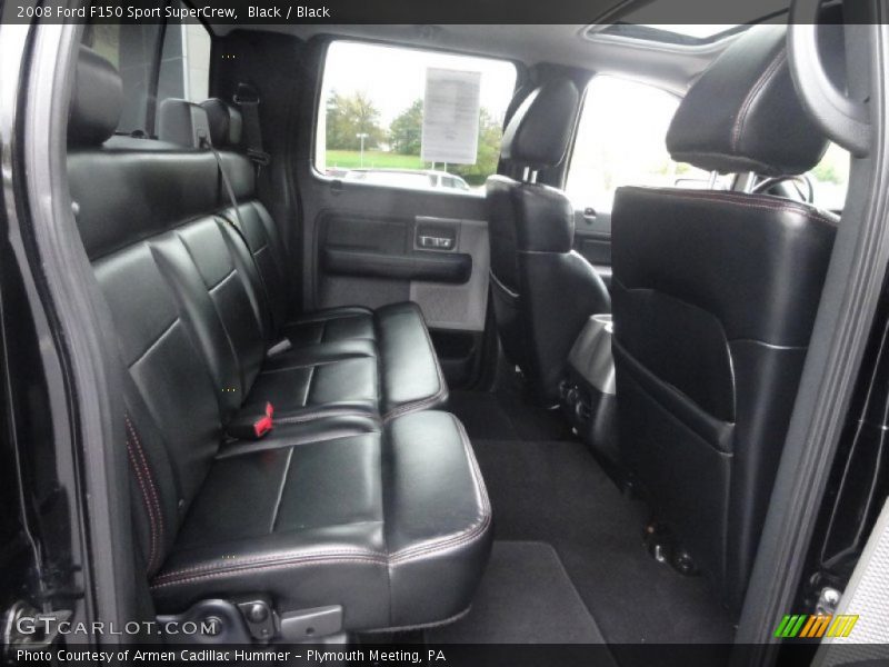 Black / Black 2008 Ford F150 Sport SuperCrew