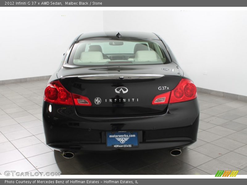 Malbec Black / Stone 2012 Infiniti G 37 x AWD Sedan