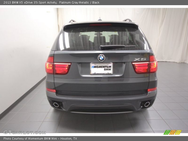 Platinum Gray Metallic / Black 2013 BMW X5 xDrive 35i Sport Activity