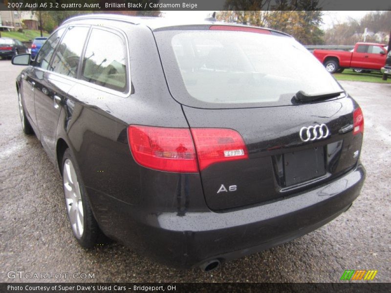 Brilliant Black / Cardamom Beige 2007 Audi A6 3.2 quattro Avant