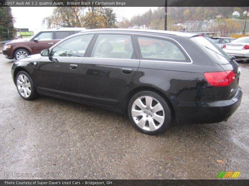 Brilliant Black / Cardamom Beige 2007 Audi A6 3.2 quattro Avant