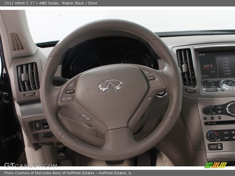 Malbec Black / Stone 2012 Infiniti G 37 x AWD Sedan