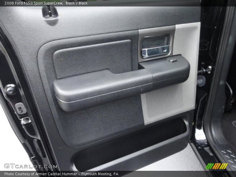 Black / Black 2008 Ford F150 Sport SuperCrew