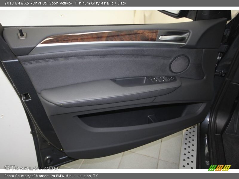 Platinum Gray Metallic / Black 2013 BMW X5 xDrive 35i Sport Activity