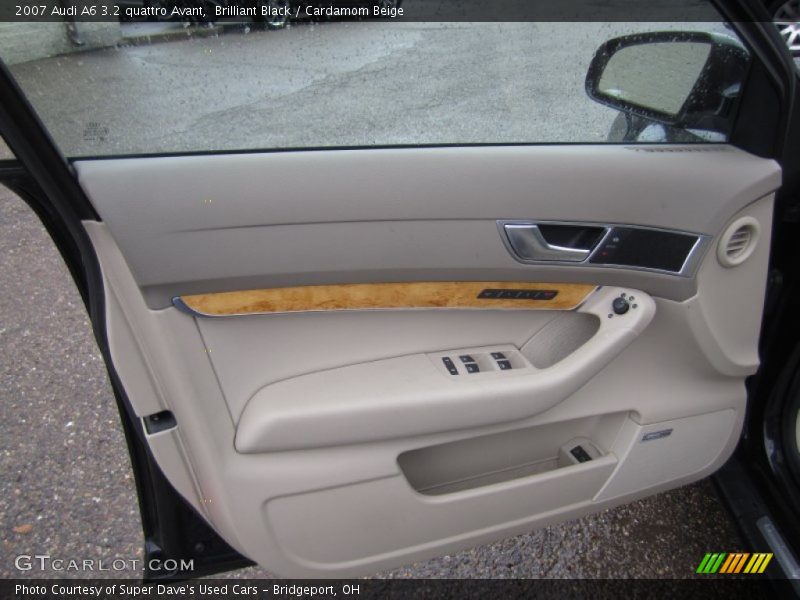 Brilliant Black / Cardamom Beige 2007 Audi A6 3.2 quattro Avant