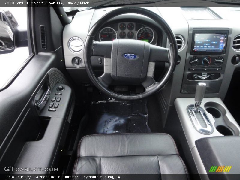 Black / Black 2008 Ford F150 Sport SuperCrew