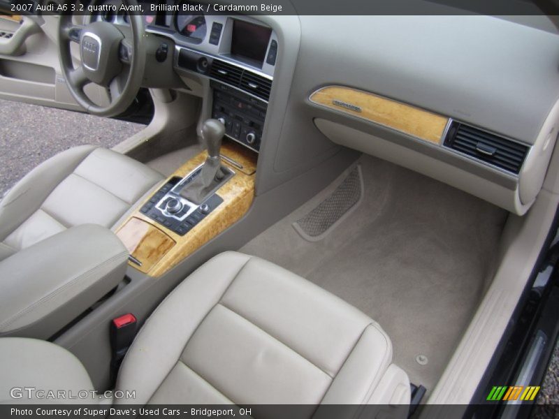 Brilliant Black / Cardamom Beige 2007 Audi A6 3.2 quattro Avant