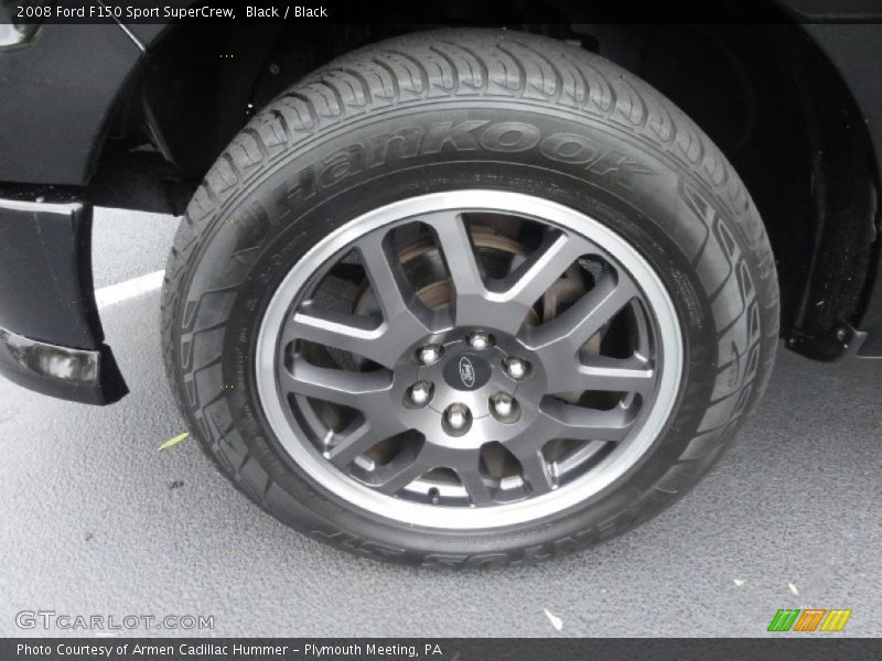 Black / Black 2008 Ford F150 Sport SuperCrew