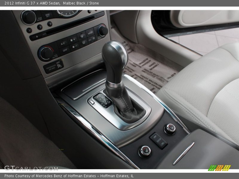  2012 G 37 x AWD Sedan 7 Speed Automatic Shifter