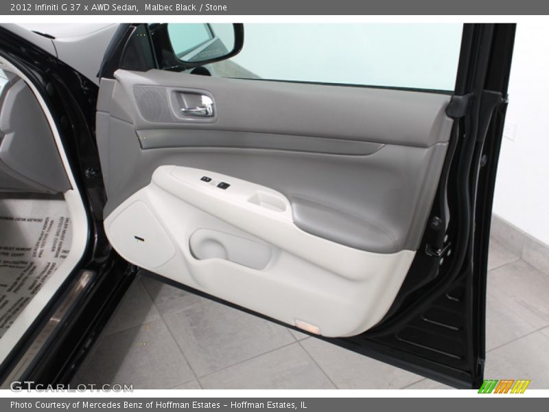 Door Panel of 2012 G 37 x AWD Sedan