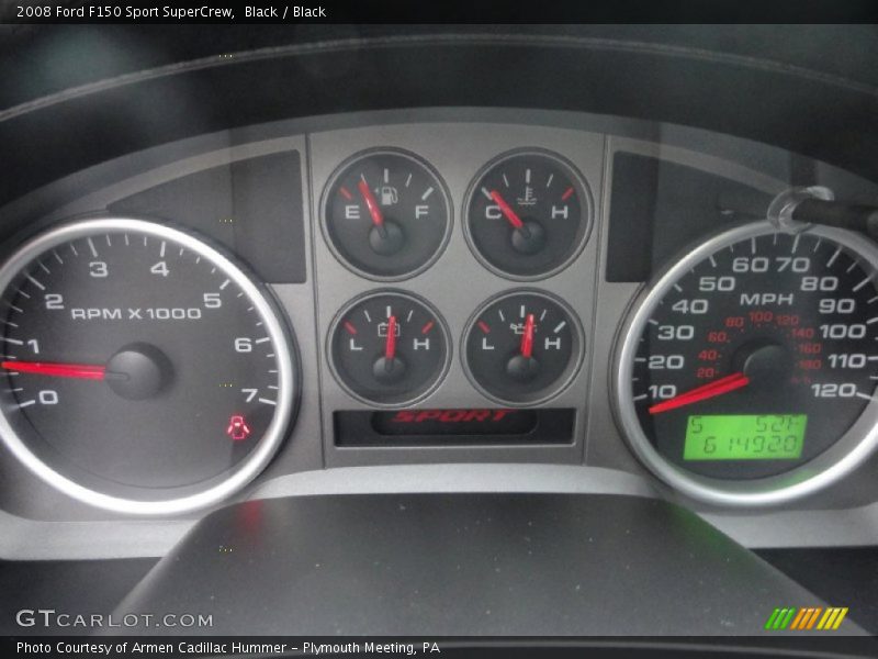 Black / Black 2008 Ford F150 Sport SuperCrew