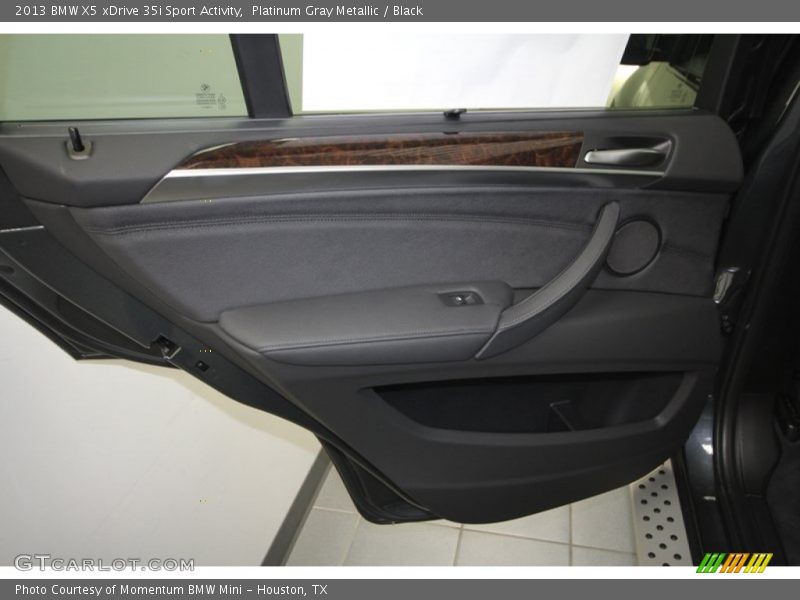 Platinum Gray Metallic / Black 2013 BMW X5 xDrive 35i Sport Activity
