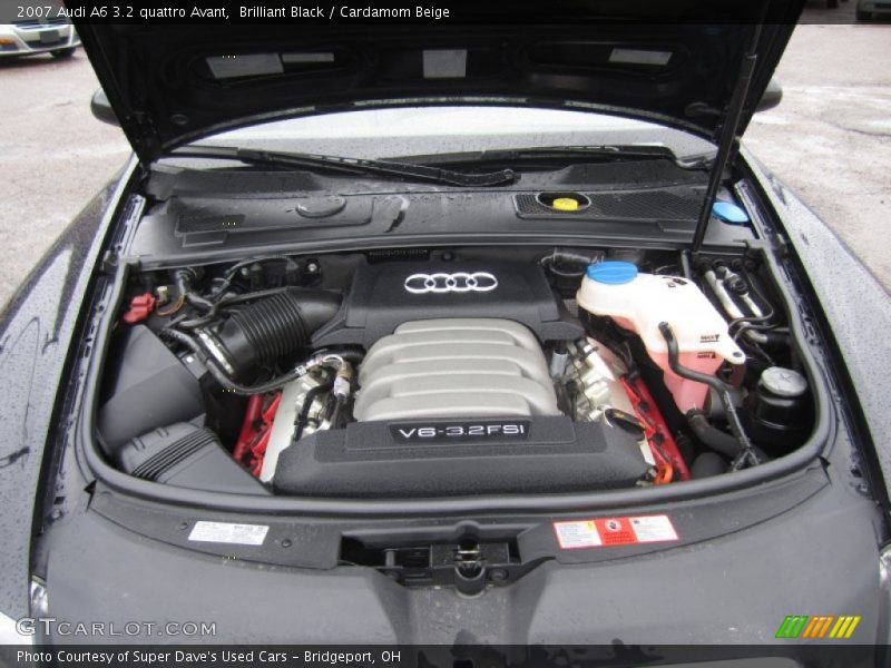 Brilliant Black / Cardamom Beige 2007 Audi A6 3.2 quattro Avant
