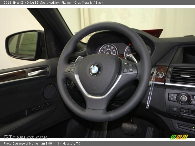 Platinum Gray Metallic / Black 2013 BMW X5 xDrive 35i Sport Activity