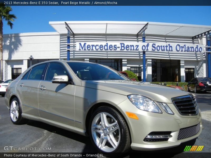 Pearl Beige Metallic / Almond/Mocha 2013 Mercedes-Benz E 350 Sedan