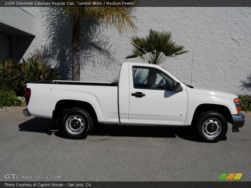 Summit White / Medium Pewter 2006 Chevrolet Colorado Regular Cab