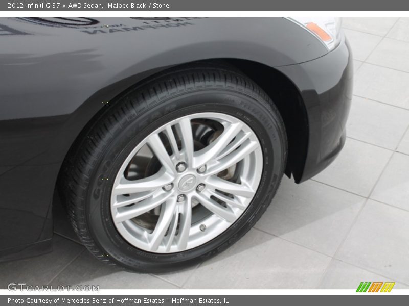  2012 G 37 x AWD Sedan Wheel