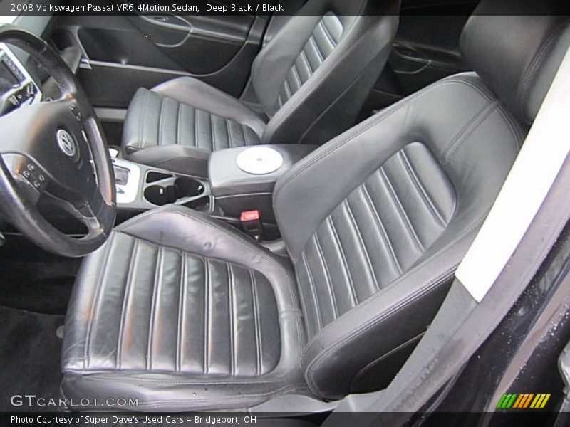 Front Seat of 2008 Passat VR6 4Motion Sedan