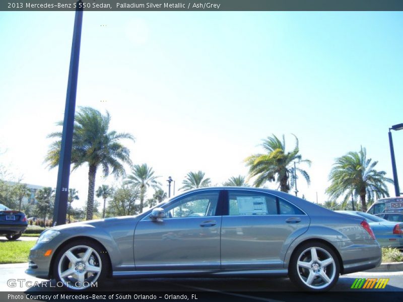  2013 S 550 Sedan Palladium Silver Metallic