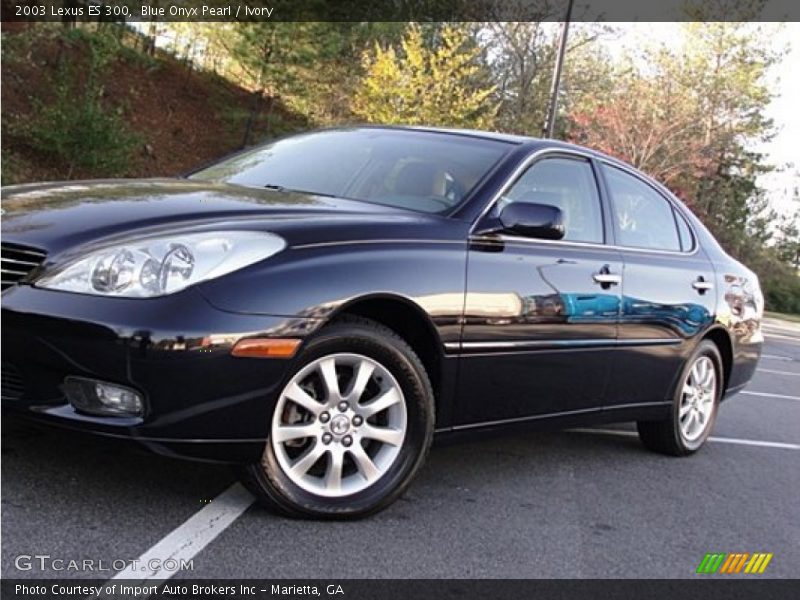 Blue Onyx Pearl / Ivory 2003 Lexus ES 300