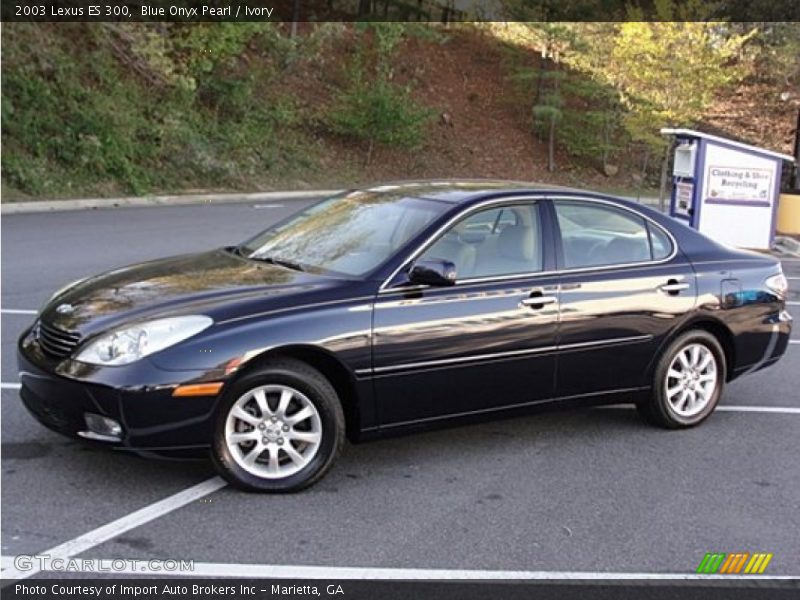 Blue Onyx Pearl / Ivory 2003 Lexus ES 300