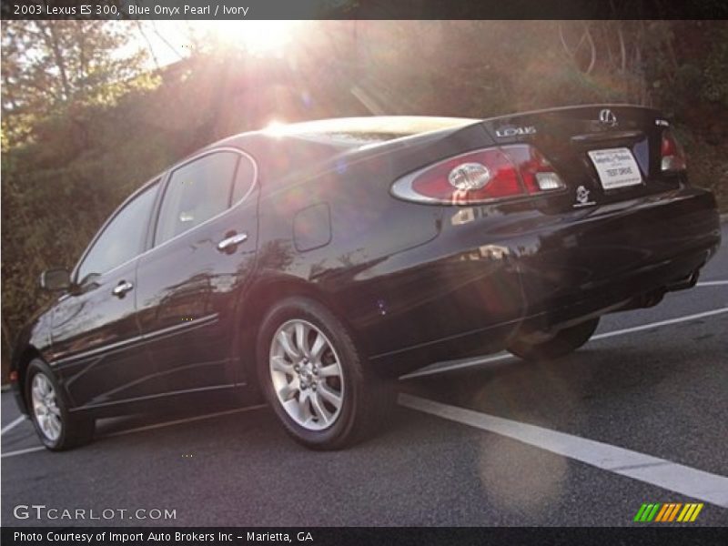 Blue Onyx Pearl / Ivory 2003 Lexus ES 300