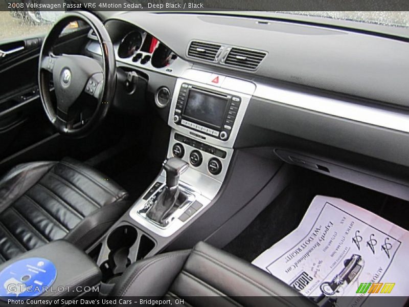  2008 Passat VR6 4Motion Sedan Black Interior