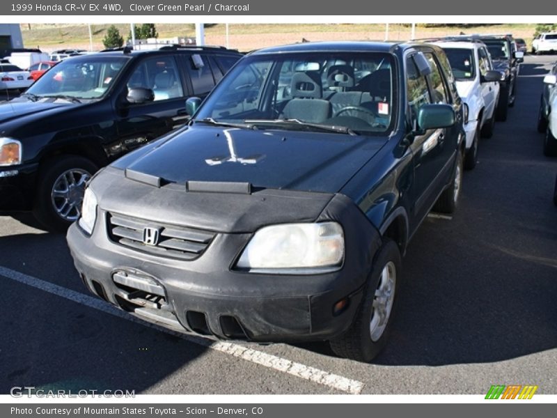 Clover Green Pearl / Charcoal 1999 Honda CR-V EX 4WD