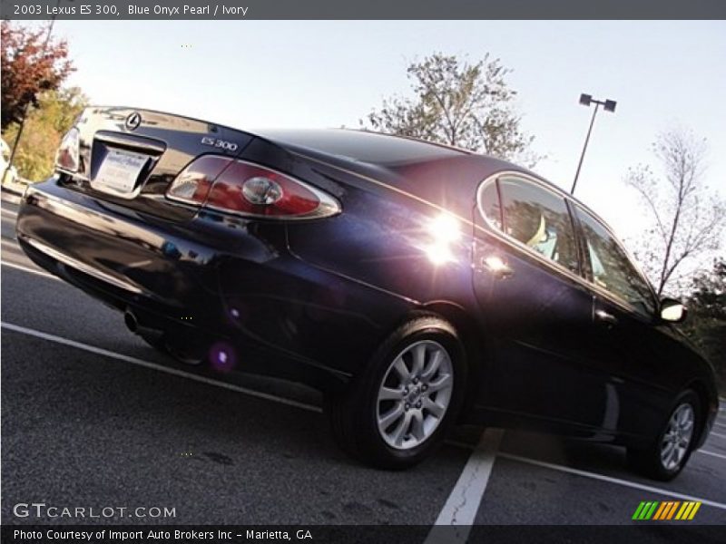 Blue Onyx Pearl / Ivory 2003 Lexus ES 300