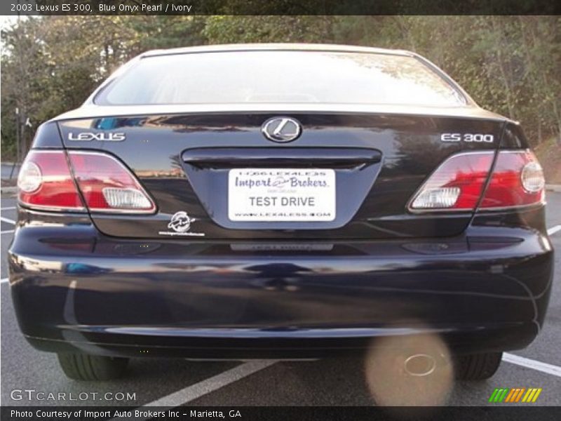Blue Onyx Pearl / Ivory 2003 Lexus ES 300