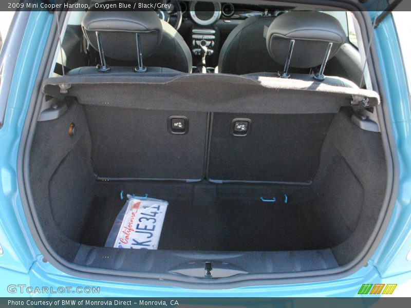 Oxygen Blue / Black/Grey 2009 Mini Cooper Hardtop